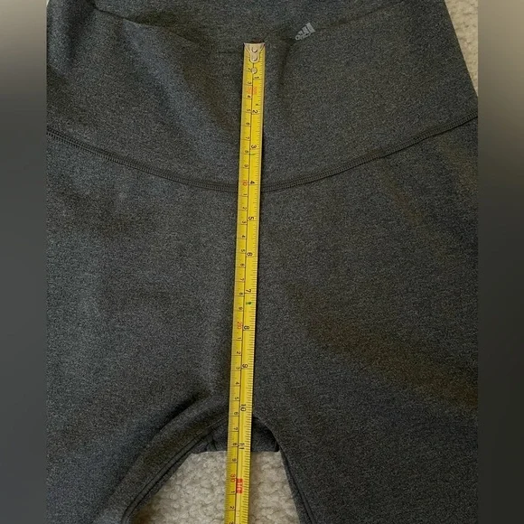 Adidas Compression Women's Leggings Sz Medium - Charcoal Gray - Picture 5 of 10